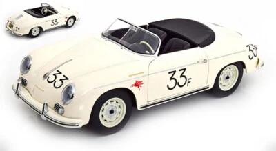 MODELLINO AUTO STATICO KK SCALE PORSCHE 356A SPEEDSTER JAMES 1955 BIANCO 1:12 - Immagine 1 di 4