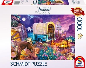 NEW Schmidt Jigsaw Puzzle 1000 Pieces 58576 Camping in the Wild West - Picture 1 of 2