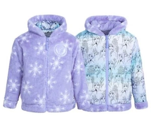 Disney Girls Reversible Jacket - Frozen - Picture 1 of 6