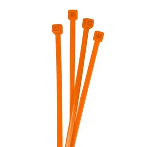 100x Kabelbinder 200 x 2,5mm Orange 8,2kg PA6.6 Polyamid Industriequalität - Picture 1 of 1