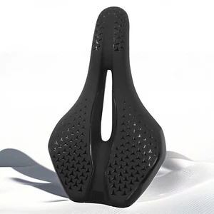 Asiento de bicicleta sillín de bicicleta transpirable MTB carreras ciclismo almohadilla de gel cojín cómodo - Imagen 1 de 9