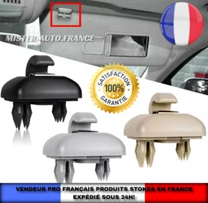 Clip Crochet Fixation Pare Soleil Support ✅Pour AUDI A1 A3 A4 A5 Q3 Q5 TT Sport - Imagen 1 de 15