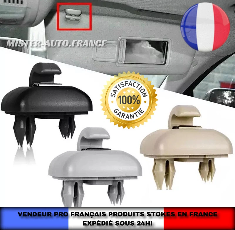 Clip Crochet Fixation Pare Soleil  Support ✅Pour AUDI A1 A3 A4 A5 Q3 Q5 TT Sport - Photo 1/4