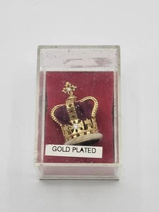 Gold Plated St. Edwards Crown Miniature Crown Jewel Collection 1984 - Picture 1 of 6