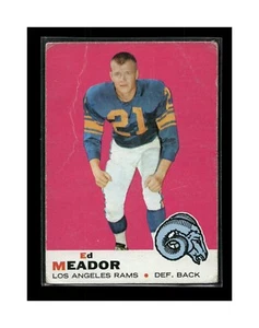 1969 Topps Ed Meador #56 Los Angeles Rams Football - Picture 1 of 2