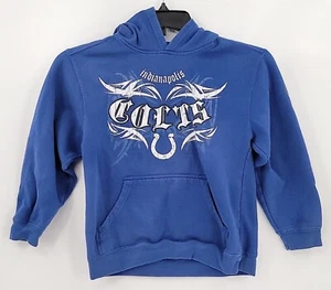 NFL Team Apparel Colts Youth Boys Hoodie Size Large 10/12 Blue Indianapolis - Picture 1 of 6