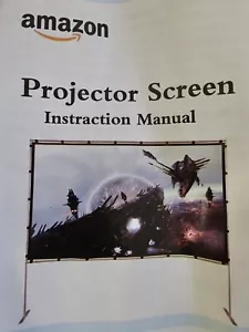 Amazon 120 Zoll Projektorleinwand - Neu in offener Box - Bild 1 von 2