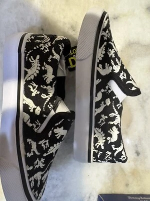 Tommy Bahama Niños Brillan en la Oscuridad Dinosaurio Zapatos Talla 9 Foto 1 de 4