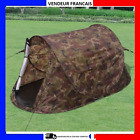 Tente De Camping Camouflage Pop-Up Double Camouflage 2 Places Légère Imperméable
