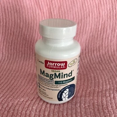 Jarrow Formulas Vegano MagMind Productividad Cognición Salud Cerebral 60 Cápsulas 7/2025 Foto 1 de 4
