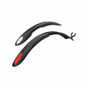 Bike Front & Rear Mudguards Black 20"&24" Wheel Colorado Style By Polisport - Picture 1 of 3