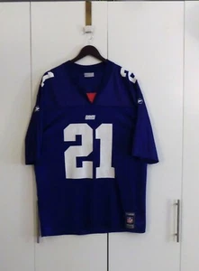 Camiseta deportiva para hombre NY Giants NFL Tiki Barber 21 Reebok talla grande - Imagen 1 de 3