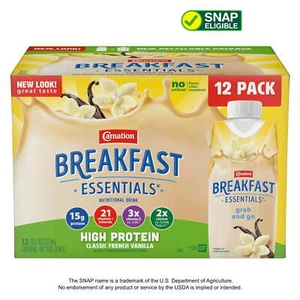 Carnation Breakfast Essentials High Protein Nutritional Drink Shakes - Picture 1 of 5