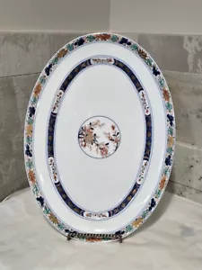 Raynaud Koutani White Background Cera Med Serving Platter - Picture 1 of 3