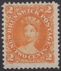Canada - New Brunswick 1863 2c orange, mng