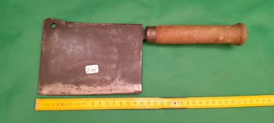 Outil Ancien feuille de boucher Fer Forgé old butcher's knife hachoir - Photo 1/4