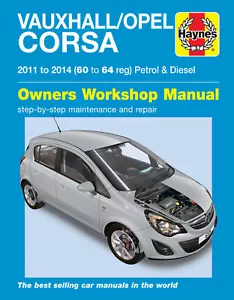 Vauxhall/Opel Corsa petrol/diesel (11-14) 60-64 Haynes Repair Manual (Paperback) - Picture 1 of 10