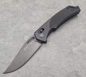 SRM Knives 9201-GB D2 Stahl dark stonewashed G10 Griff Ambi-Lock Clip
