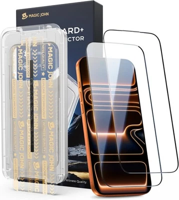 MAGIC JOHN 3rd Gen Upgraded 2 Pack for iPhone 17 Pro Max Privacy Screen Protect - image 1 of 4