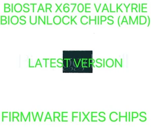BIOSTAR X670E VALKYRIE, NO PASSWORD FIRMWARE BIOS CHIP LATEST VERSION (AMD) - Afbeelding 1 van 1