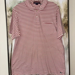 Vineyard vines short sleeve horizontal stripes casual preppy men’s large - Picture 1 of 11