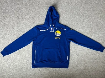 Nike Men's Golden State Warriors Courtside Premium Performance Hoodie Size L - Image 1 of 4