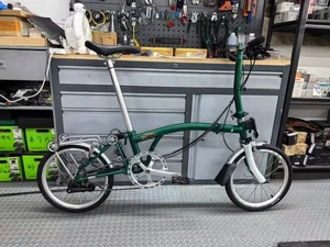 3Sixty Green Three Fold Bicycle 16 inch external 6-speed adult folding bicycle - Picture 1 of 6
