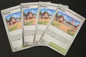 Juego de Entrenador Artazon 4x 076/091 Casi Nuevo Paldean Fates - Imagen 1 de 1