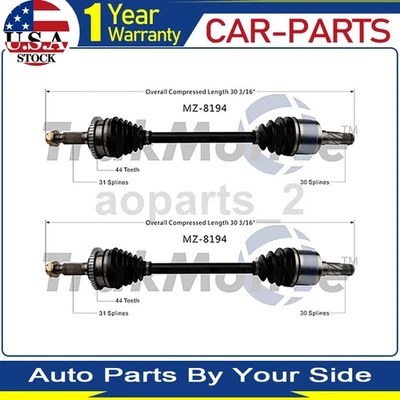 2 eixos traseiros TrakMotive CV eixo conjunto para Mazda RX-7 1995 1994 1993 - Imagem 1 de 2