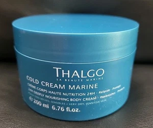 THALGO COLD CREAM MARINE 24 HOUR DEEPLY NOURISHING BODY CREAM 6.76floz/200ML NEW - Picture 1 of 6