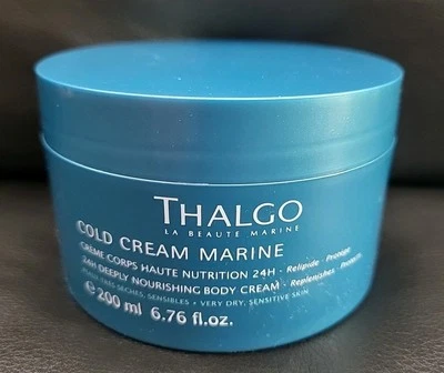 THALGO COLD CREAM MARINE 24 HOUR DEEPLY NOURISHING BODY CREAM 6.76floz/200ML NEW - Image 1 of 4