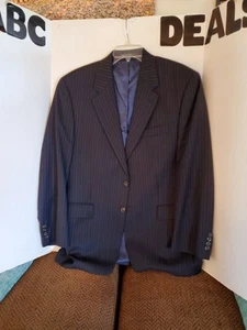 Lauren Ralph Lauren Woolmark Designer Black Striped Blazer. 42R. 100% Wool - Picture 1 of 5