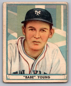1941 SPIELBALL #27 BABE YOUNG GIANTS - Bild 1 von 3