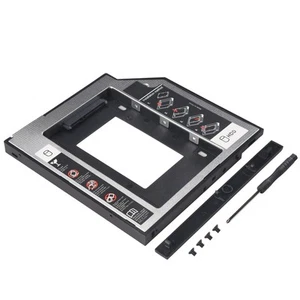 Universal Sata 2Nd Hdd Ssd Hard Drive 9.5Mm For Cd/Dvd-Rom Optical Bay For3395 - Afbeelding 1 van 4