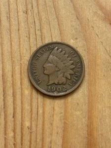 1902 United States Of America Indian Head Cent KM#90a - Picture 1 of 2