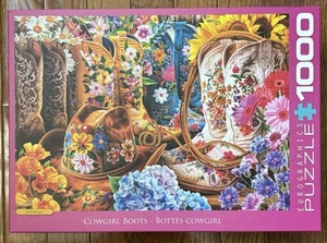 Puzzle 1000 Piezas Eurographics - Botas Vaqueras - ¡COMPLETAS! - Imagen 1 de 3