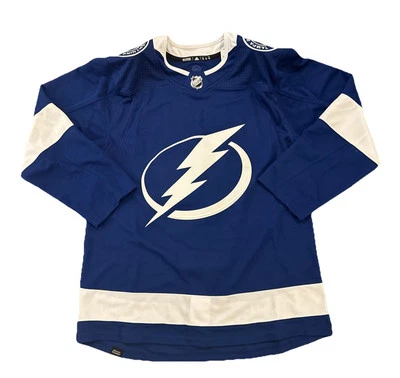 Tampa Bay Lightning Jersey Large 52 Mens Adidas Fight Strap Blue NWT - Image 1 of 4