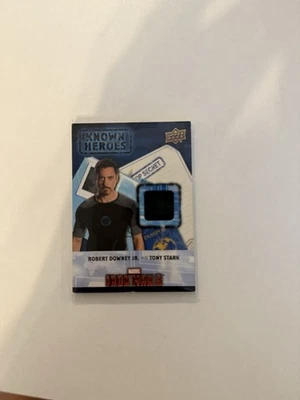 2016 Upper Deck Robert Downey Jr. Patch Card - Image 1 of 2