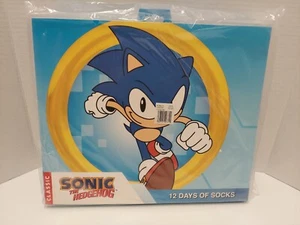 12 Days of Socks SONIC THE HEDGEHOG Mens Low Cut And Crew Shoe Size 6-12 - Picture 1 of 10