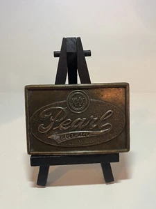 Vintage Pearl Brewery Belt Buckle Texas Beer 80’s RARE - Picture 1 of 3