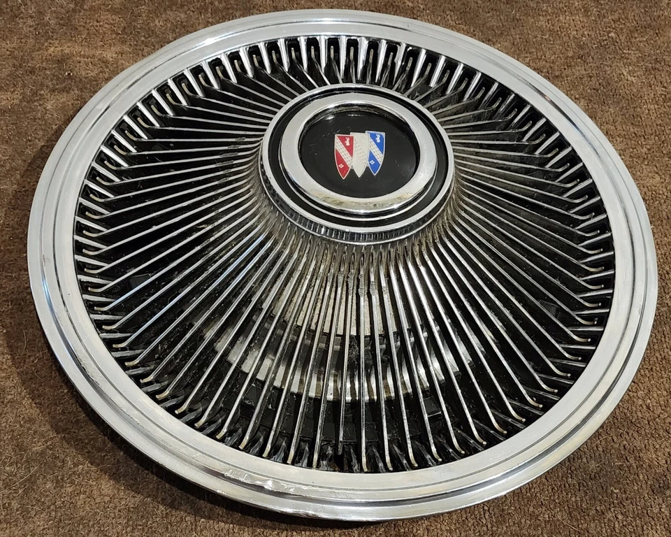 1x RARE Vintage OEM 1972 Buick Sportwagon Skylark 14" Turbine Hubcap Wheel Cover - Image 1 of 4