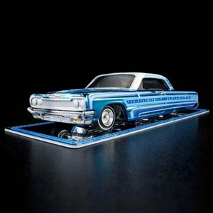 HOT WHEELS 2021 RLC BLUE HOLIDAY SNOWMAN CHEVY 64 IMPALA - Picture 1 of 3