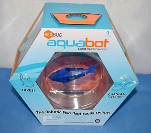 Hexbug Aquabot Smart Fish Robotic Swimming Blue Fish Shark Toy 460-2914 NIB S2 - Picture 1 of 5