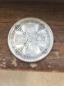 🧭 🇬🇧 UK GB FLORIN 1930 SILVER Coin #K6187 - Picture 1 of 2