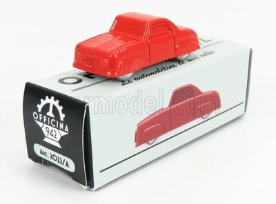MODELLINO AUTO STATICO FIAT 500 VIGNALE 1947 OFFICINA 942 MODELLISMO ROSSO 1/76 - Immagine 1 di 4