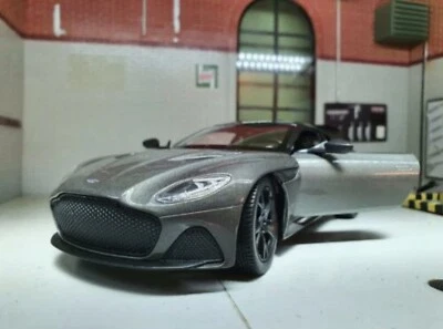 Aston Martin DBS Superleggera 2018 Grey Detailed Welly 1:24 Diecast Scale Model - Image 1 of 4