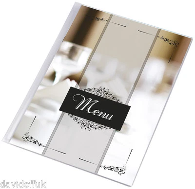 DWA MENU HOLDER A4 SIZE RESTAURANT PUB HOTEL CATTERING COFFEE BAR SHOP NAPKIN