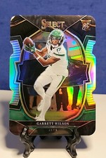 GARRET WILSON RC 2022 Select Prizm Concourse Black & Green Die-Cut SP 88 NY Jets
