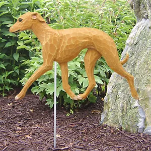 Galgo italiano al aire libre Signo de jardín Figura pintada a mano Cervatillo - Imagen 1 de 1