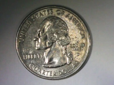 Moeda de 25 centavos 2004 D Washington Wisconsin (627) - Imagem 1 de 2